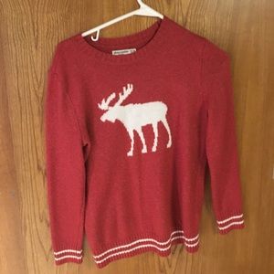 Red abercrombie kids sweater